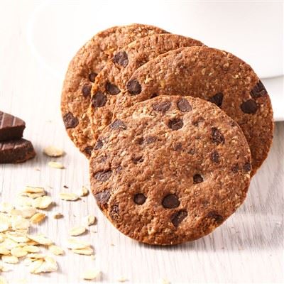 Keto avižiniai šokoladiniai sausainiai